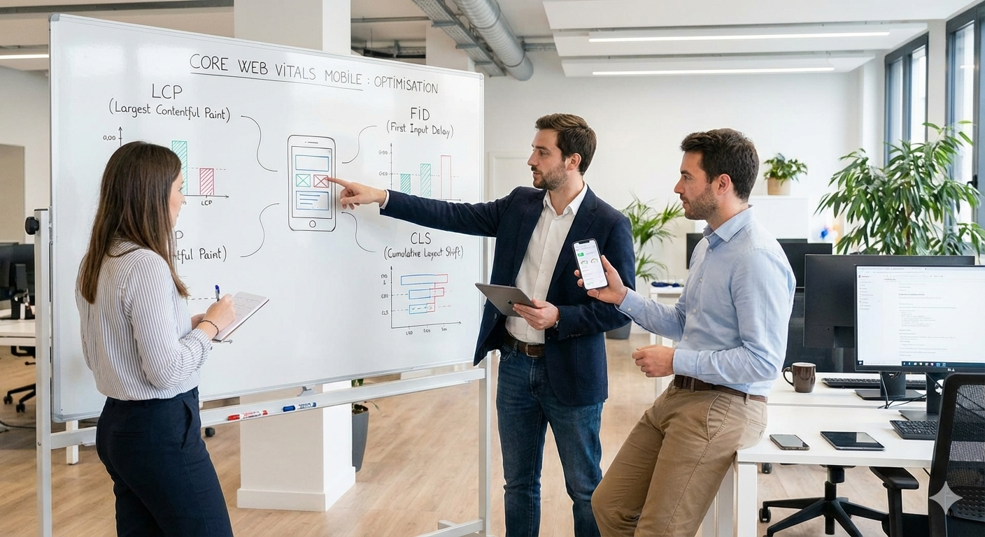 Lire la suite à propos de l’article Core Web Vitals Mobile : Optimiser les performances de votre site